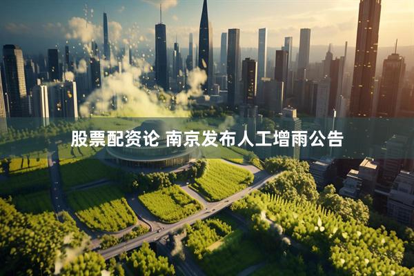 股票配资论 南京发布人工增雨公告